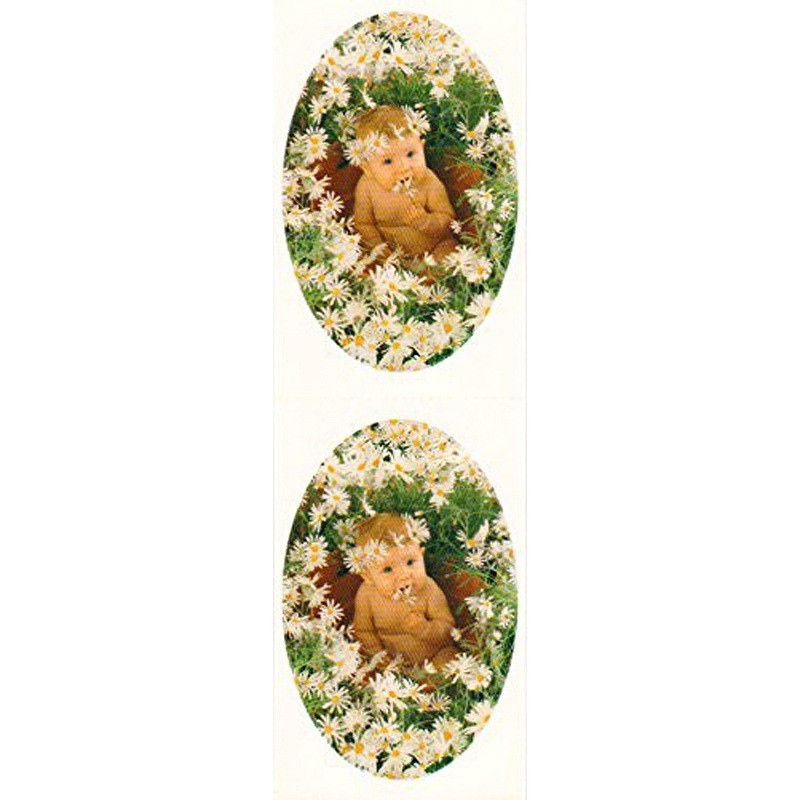 Michel & Company Retro Sticker/Seal (Baby x Margaret)