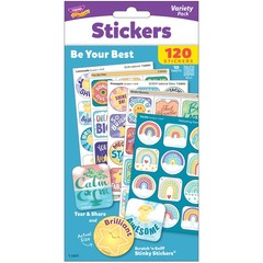 TREND Scratch ‘N Sniff Be Your Best – 120ct Scented Stickers, Motivation Pack