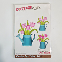 Cottage Cutz Die Lot of 5 Spring Daffodils Watering Can Love Birds Tea Rooster