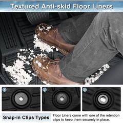 Mixsuper Floor Mats for Toyota Tundra 2022-2026 (Only for CrewMax Cab) All We…