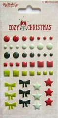 My Minds Eye «Cozy Christmas» 6×6 Paper & Embellishments (A) – Save 60%
