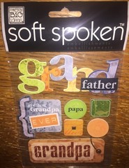 SOFT SPOKEN GRANDFATHER PAPA GRAD- DAD Greatest Grandpa Ever Family Pop Stickers