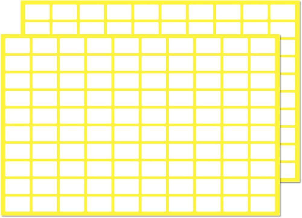 0.5″ X 0.3″, 2000 Pack – Small Price Stickers, White Label Stickers to Write On