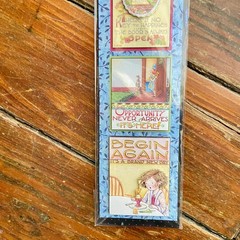 Mary Engelbreit 3 Dimensional Stickers Inspirational New Day Open Door NEW NIP