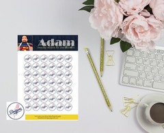 Los Angeles Dodgers Planner Stickers