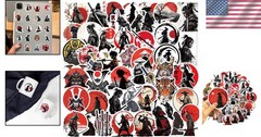 Authentic Japanese Bushido Stickers – 50 Unique Vinyl Designs for Personal Flair