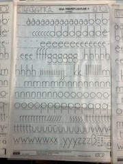 Letraset Premier Lightline Upper & Lower Case 120pt- 6 Sheets LG 101 LG 102