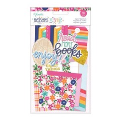 Shimelle REASONS TO SMILE TAGS & POCKETS (18pc) scrapbooking CARDMAKING JOURNALS
