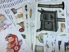 Scrapbooking Stickers Lot 26 – Sandy Clough, Dorothy’s Mem & Tie Me To The Moon