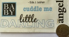 BLUE BABY BOY SAYINGS Sticker(18pc)MAMBI•Child•Mom’s Boy•Newborn•Kid•Little Man•