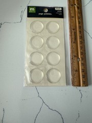 Making Memories Details Circle X-Large Blank Page Pebbles Scrapbooking Crafts