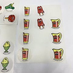 Lot 22 Vintage CTP Scratch & Sniff Lemon & Fruit Punch Matte Sniffys 1980s