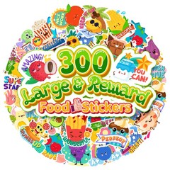 300PCS Large Scratch and Sniff Stickers, Scented Smelly Stickers for Kids, Bi…