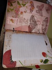 Cute Vintage Strawberry Junk Journal Scrapbook USA Seller