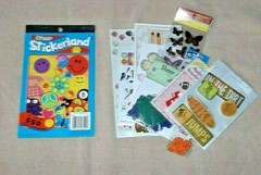 Scrapbooking Mixed Lot Asst. Stickers, Sticker Pad, Vellum, 3D, Sports Lot #4