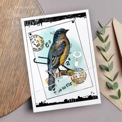 New Creative Expressions Rubber Stamp 5 GRUNGY BORDERS LINES cling free USA ship