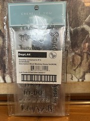 Horizon Group USA CREATIVE YOU Stamp Set 86254 Scrapbook Calendar 17 Stamps K21