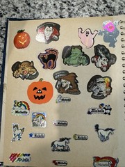 Vintage 1980s Sticker Book Album Lisa Frank Gremlins Scratch N Sniff And More