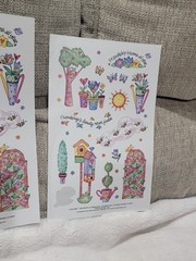 Vintage Current Inc. «The Hearth Of Friendship» 90’s Sticker Sheet Garden Flower