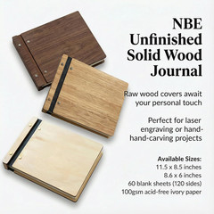 DIY Scrapbook Journal & Craft Notebook | 8.5X11.5 Hardcover for Photos, Memories