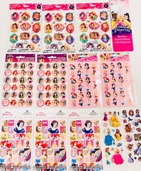 399 Sticker Stitch Little Mermaid My little Pony Frozen Princess Girl Themed Lot