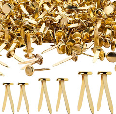 500 Pieces Mini Brads Fasteners Brass Paper Fasteners Metal round Pastel Brads f