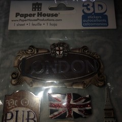 Paper House Jolees Recollections England London Scrapbook Stickers