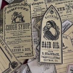 15 pcs Lot Junk Journal Scrapbook Ephemera Apothecary, poison labels