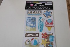 Special Moments 3-D Stickers Beach Summer Surfboard Swim Suit Scrapbooking Craft