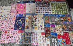 Disney Lot Of 36 Scrapbooks Stickers Unopened Packages & Unused Single Sheets