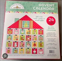Doodlebug Designs Chipboard House Advent Calendar Diy Scrapbooking Blank