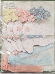 The Card Connection Embellishments – BABY OUTFITS, FLOWERS & RIBBONS