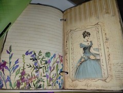 Butterfly And Flowers Junk Journals Small Scrapbook USA Seller