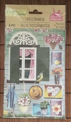Crafter’s Square – Window Scene Pop-Up Sticker Sheets – Lot Of 2