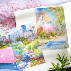 City Buildings PET Stickers Scrapbooking Sticker Journal Planner Wall Collage
