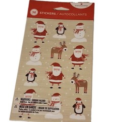 Christmas Sticker Lot: 662Total Stickers Dogs Cats Santa Trees Snowman Nativity