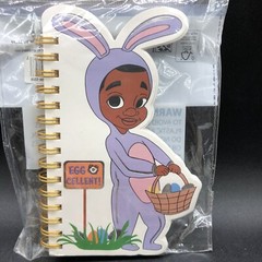 Black Paper Party Easter 4 Notebooks Girl w Bunny Boy in Bunny Suit Children