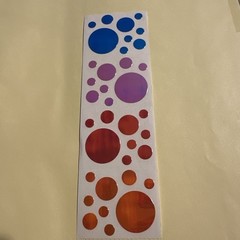 Mrs. Grossman’s Vintage Stickers Opal Pearl Dots Circles Colorful Multi