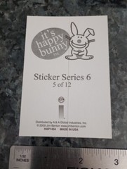 Happy Bunny Sticker Jim Benton Cute Funny Humor Vending Machine Sticker