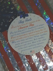 American Flag Glitter Filled Cover Journal
