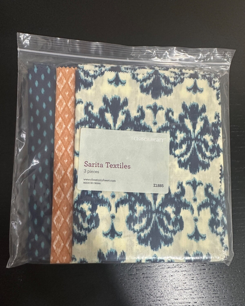 CTMH Sarita Textiles Z1885 (3 pieces) as pictured *New* Close To My Heart