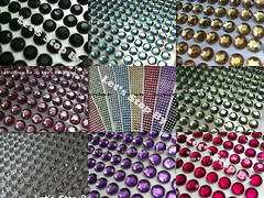 504pcs 6mm Diamond Crystal Bling Decoration Adhesive Sticker Wedding Floral Vase