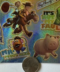 TOY STORY FRIENDS Prismatic Stickers(28pc)Cartoon Character•Woody•Buzz lightyear