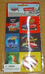 Sandylion Motion Stickers Disney CARS 1 Sheet 6 Pieces NIP Free Ship Over $15