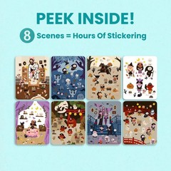 Halloween Spooky Village Sticker Activity Book – 300+ Stickers for Ages 2-8