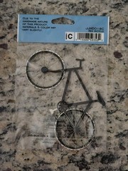 RARE JOLEES BY YOU BOUTIQUE BICYCLE MOUNTAIN 10 SPEED BIKE SCRAPBOOKING STICKERS