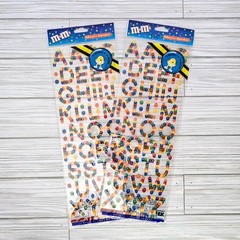 🍫 VTG 2004 EK Success M&M’s Adhesive Alphabet Stickers Bundle of 4 Letter Sheet