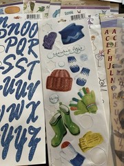 Miss Elizabeth’s 2 Sided Stickers Lot Scrapbooking Sheets Large Lot Sticker
