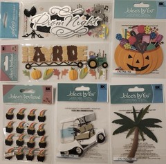 Lot of 17 packs All JOLEE’S BOUTIQUE Dimensional Scrapbooking Stickers