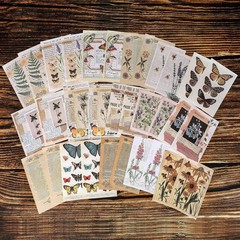 200 Pieces Vintage Scrapbook Supplies Pack for Junk Journal Planners DIY Paper S
